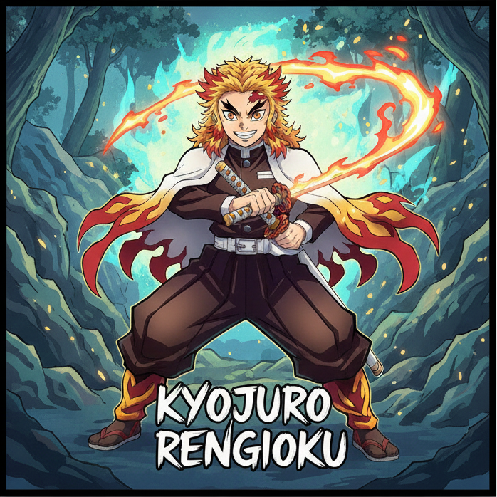 Kyojuro Rengoku illustration